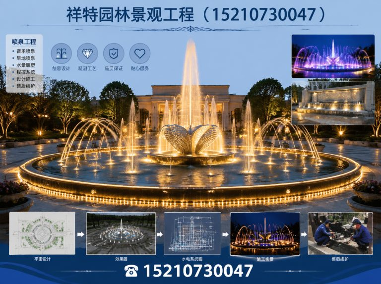 徐水区景区喷泉展示图