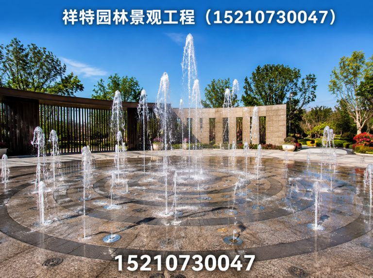 徐水区广场喷泉展示图